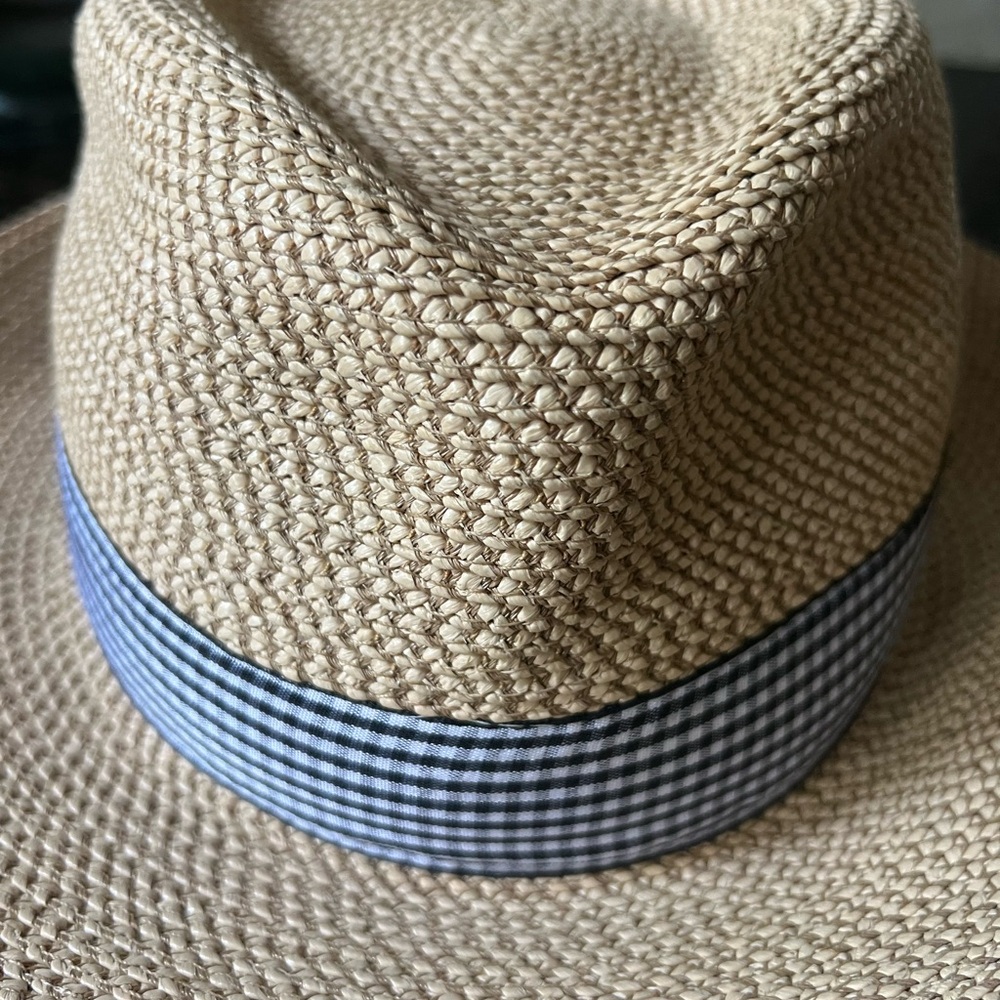 Eric Javits Fedora Hat with Checkered Band - Picture 7 of 7